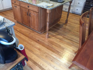 JKE hardwood flooring in winter